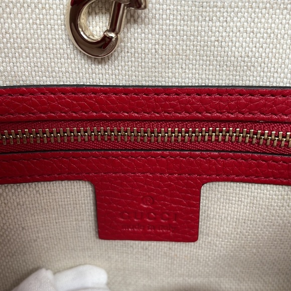 Red Gucci Soho Handbag - Picture 4 of 14